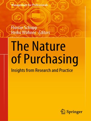 cover image of The Nature of Purchasing